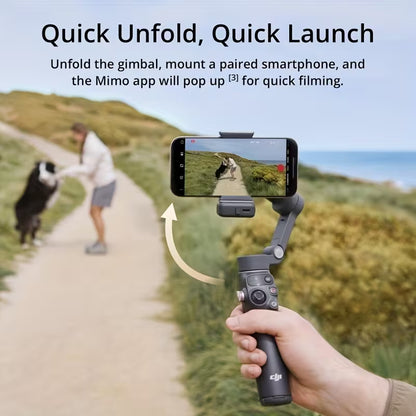 DJI Osmo Mobile 7P Gimbal Stabilizer Designed for Iphone And Android, Featuring Local Tracking, Lighting, a 3-Axis Phone Gimbal, Quick Launch, One-Tap Editing, a Built-In Extension Rod And Tripod, 10 Hours of Usage, And Phone Charging Capabilities
